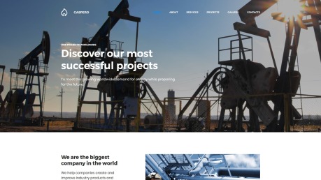 Oil Company Website Design - Gaspero - image