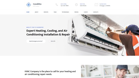 Hvac Website Design - Conditto - image