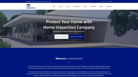 Home Inspector Website Design - HomeControl - image