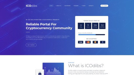 ICO Website Design for Cryptocurrency Projects - image