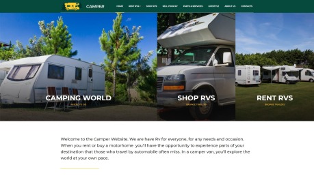 Rv Dealer Website Design - Camper - image