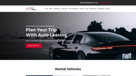 Car Rental Website Design - Auto Leasing - image