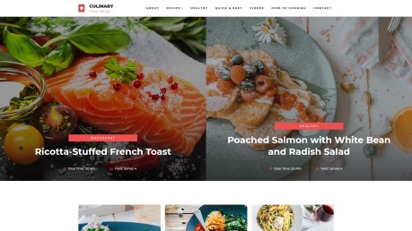 Recipe Website Design - Culinary - image