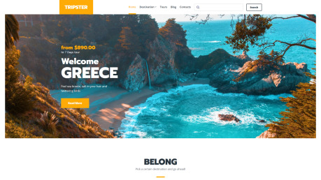 Tuorism Agency Website Design - image