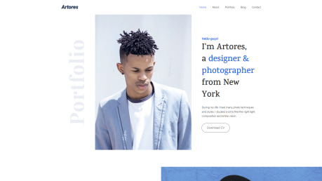 Personal Website Design - image