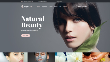 Cosmetology Website Design - image
