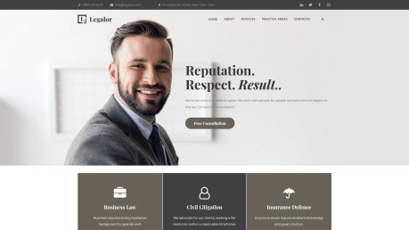 Law Office Website Design - image