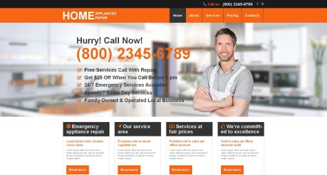Home Appliances Repair html