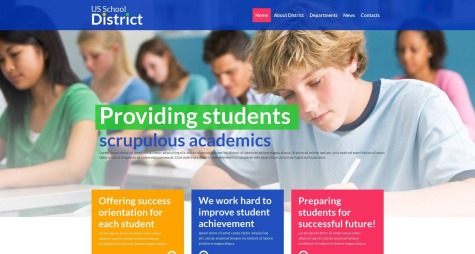 US School District html