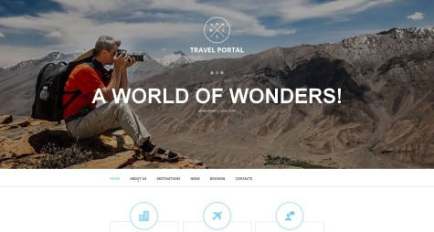 Travel Portal html