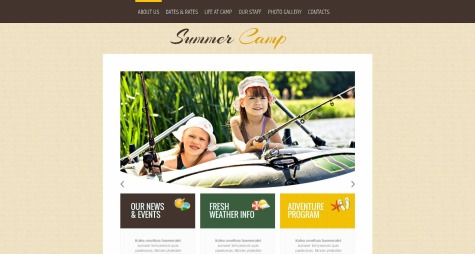 Summer Camp html