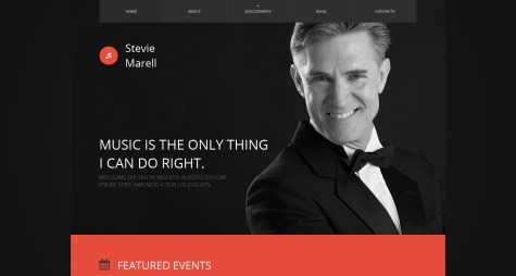 Personal Profile Page Template