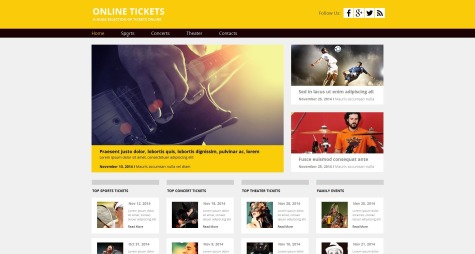 Online Tickets html