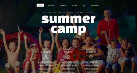 Summer Camp Responsive