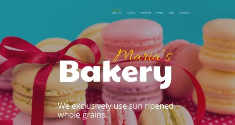 Maria's Bakery Responsive