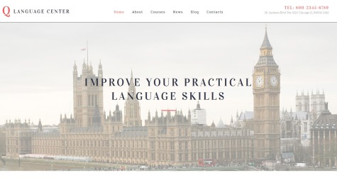 Language Center Responsive