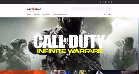 Game Website Design with Admin Panel - MotoCMS