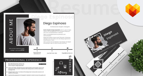 Resume Template for Graphic Designer