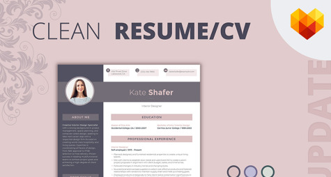 Interior Designer CV Template