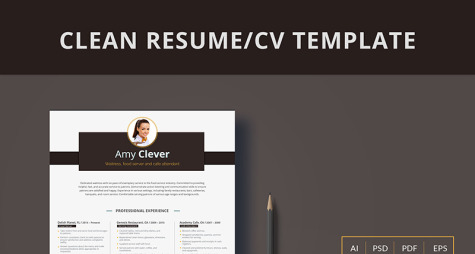 Resume Template for Waitress