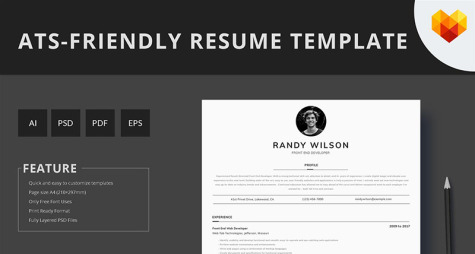 Front-End Developer Resume Template