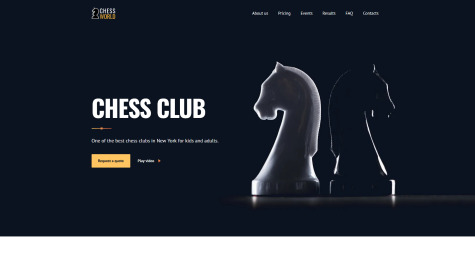 Chess Website Design