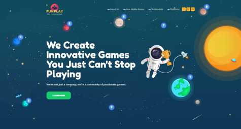Game Store Website Template for Online Gameshops