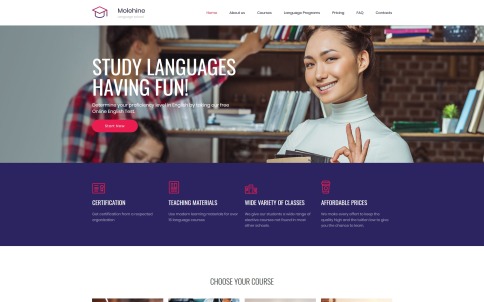 Education Website Design - Molehine