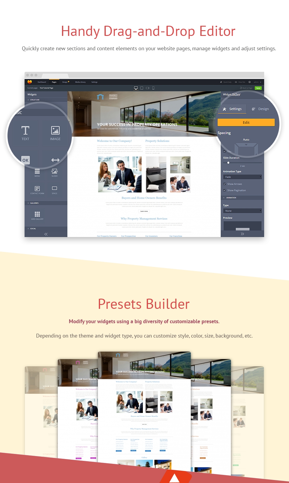 Real Estate Company Website Free Template