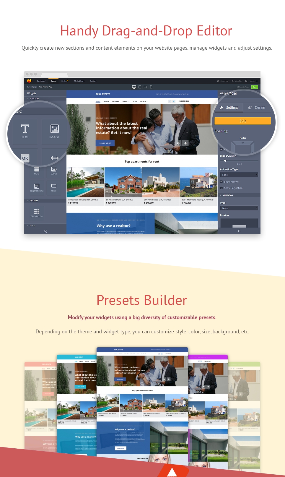 Property Management Website Template for Realtors MotoCMS