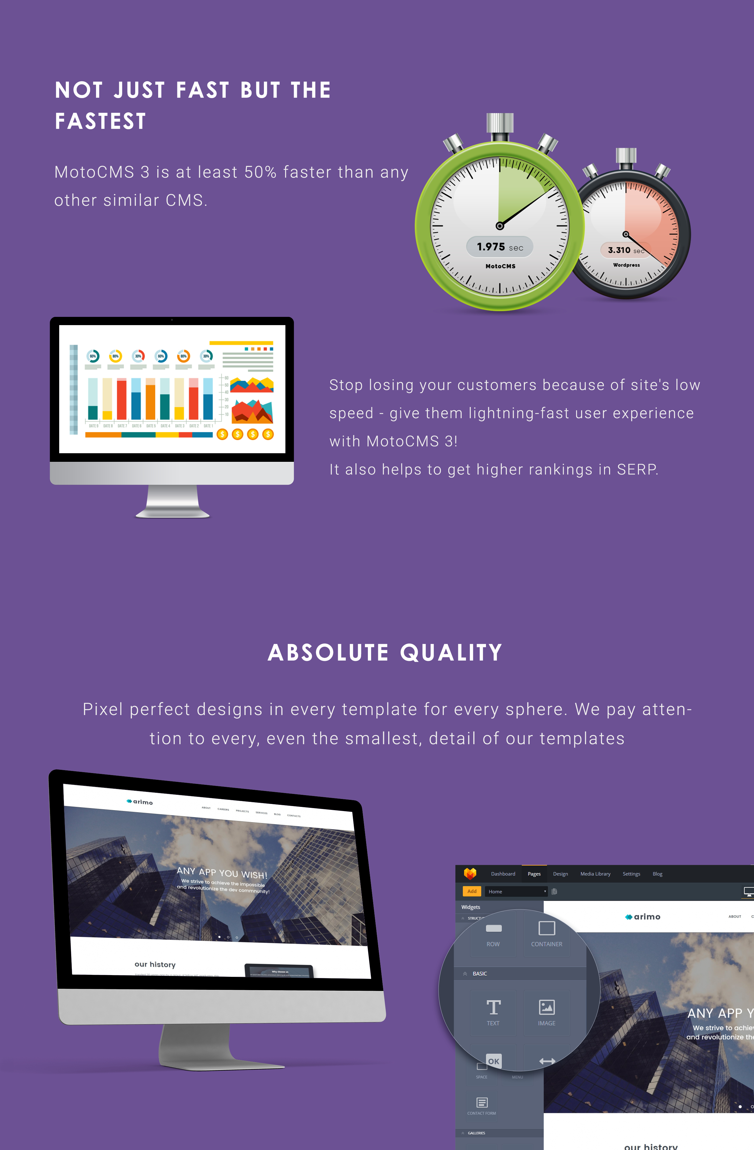 Software Company Website Template For App Development MotoCMS