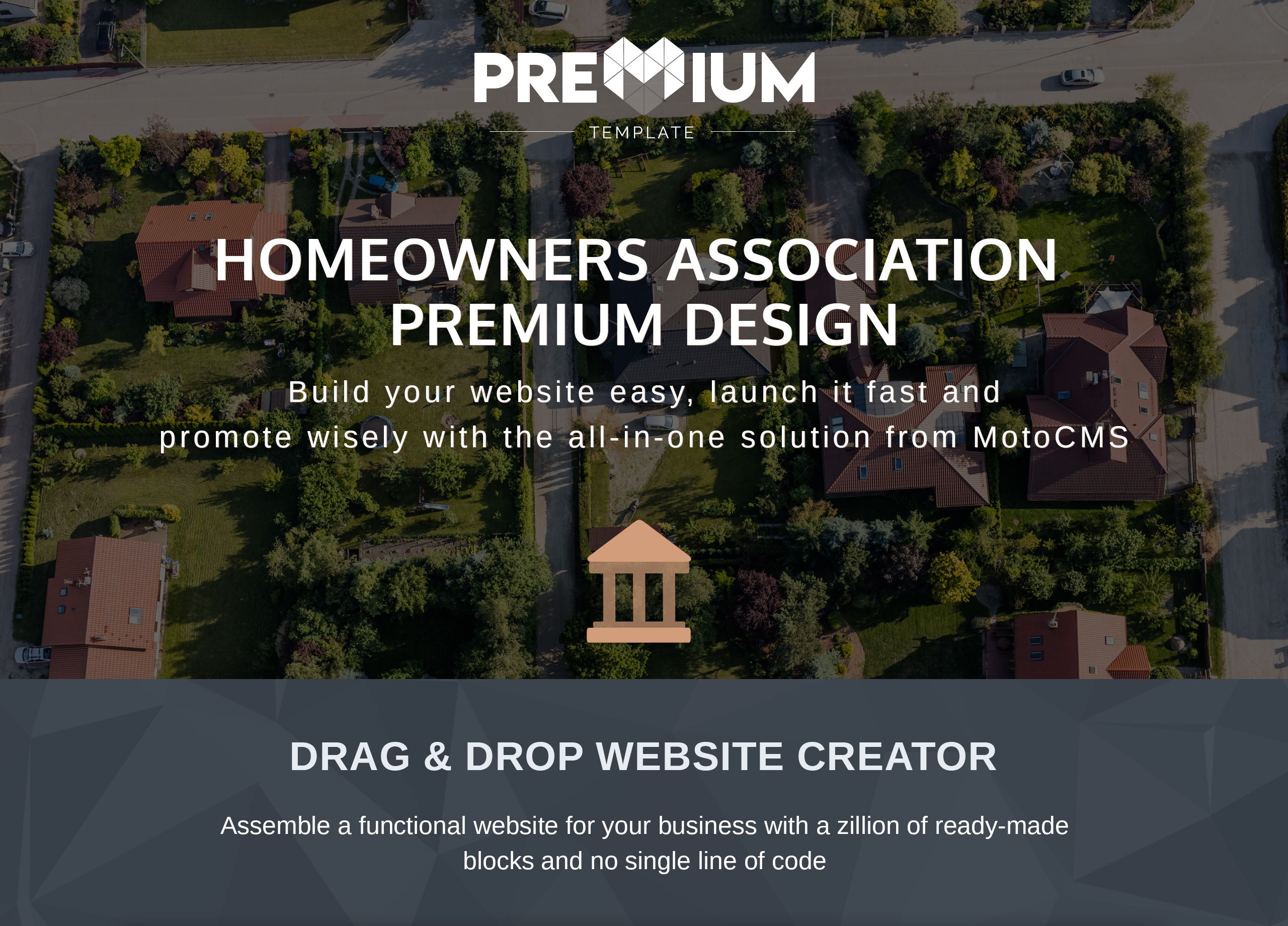 Homeowners Association Website Template HOA Site MotoCMS