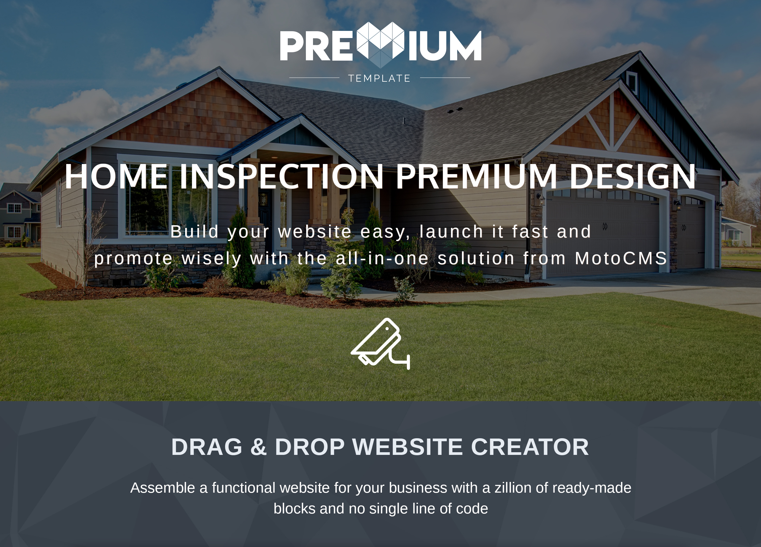 Home Inspection Website Template for Home Maintenance MotoCMS