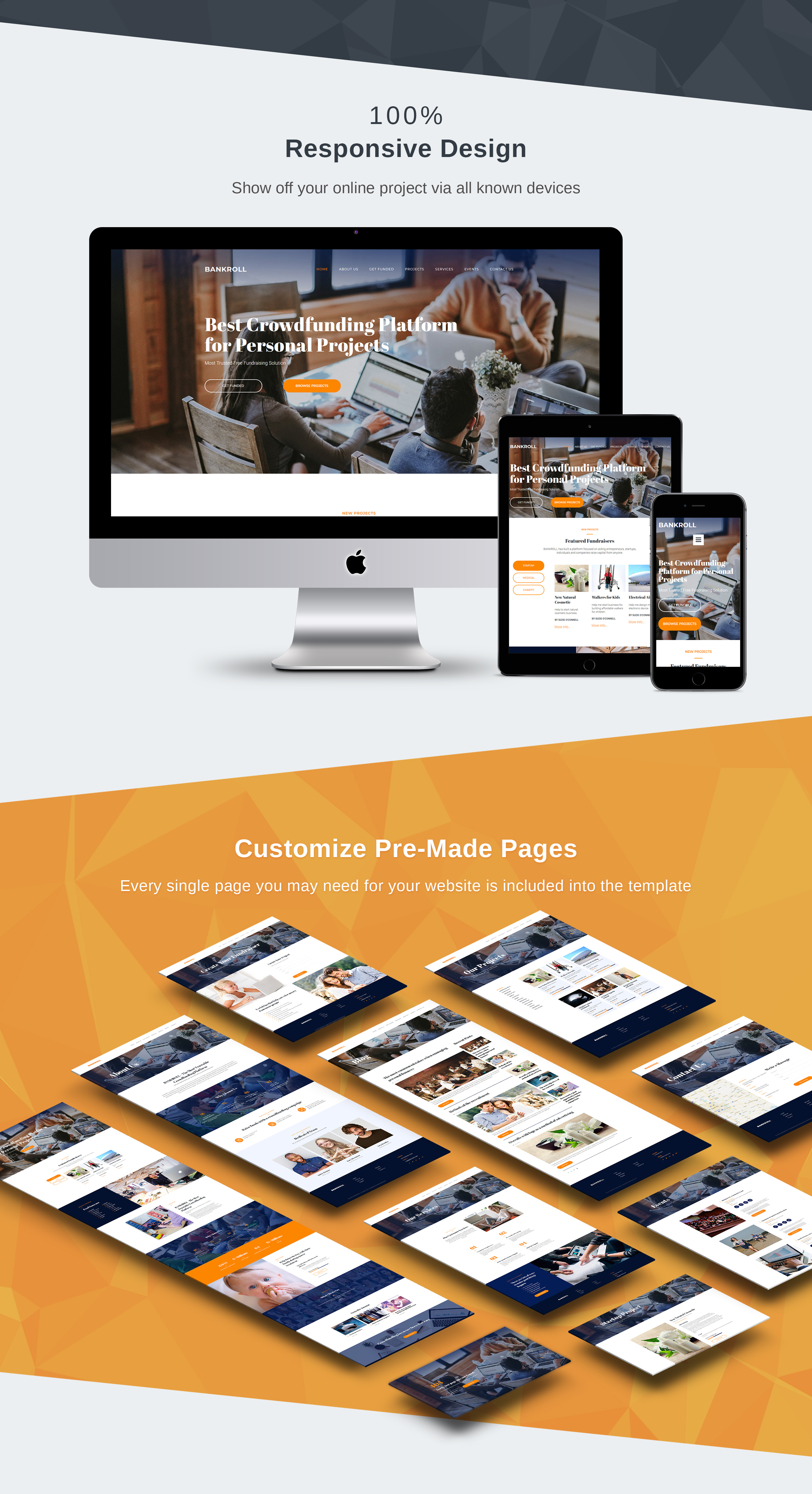Crowdfunding Website Template for Startup Platform MotoCMS Crowdfunding Website Template for Startup Platform MotoCMS