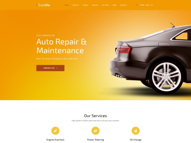 Car Dealer Website Design - TruckFix - main image