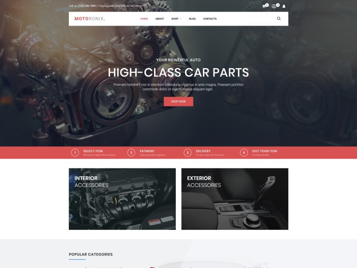 Automotive Parts Store - Car Shop - main image