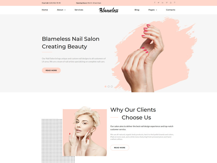 Nail Salon Design - main image