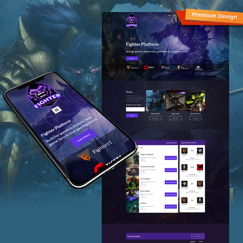 Game Website Template for Pokemon Gaming Portal - MotoCMS