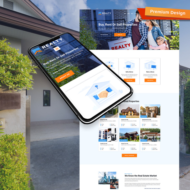 Real Estate Investing Website Templates from ThemeForest