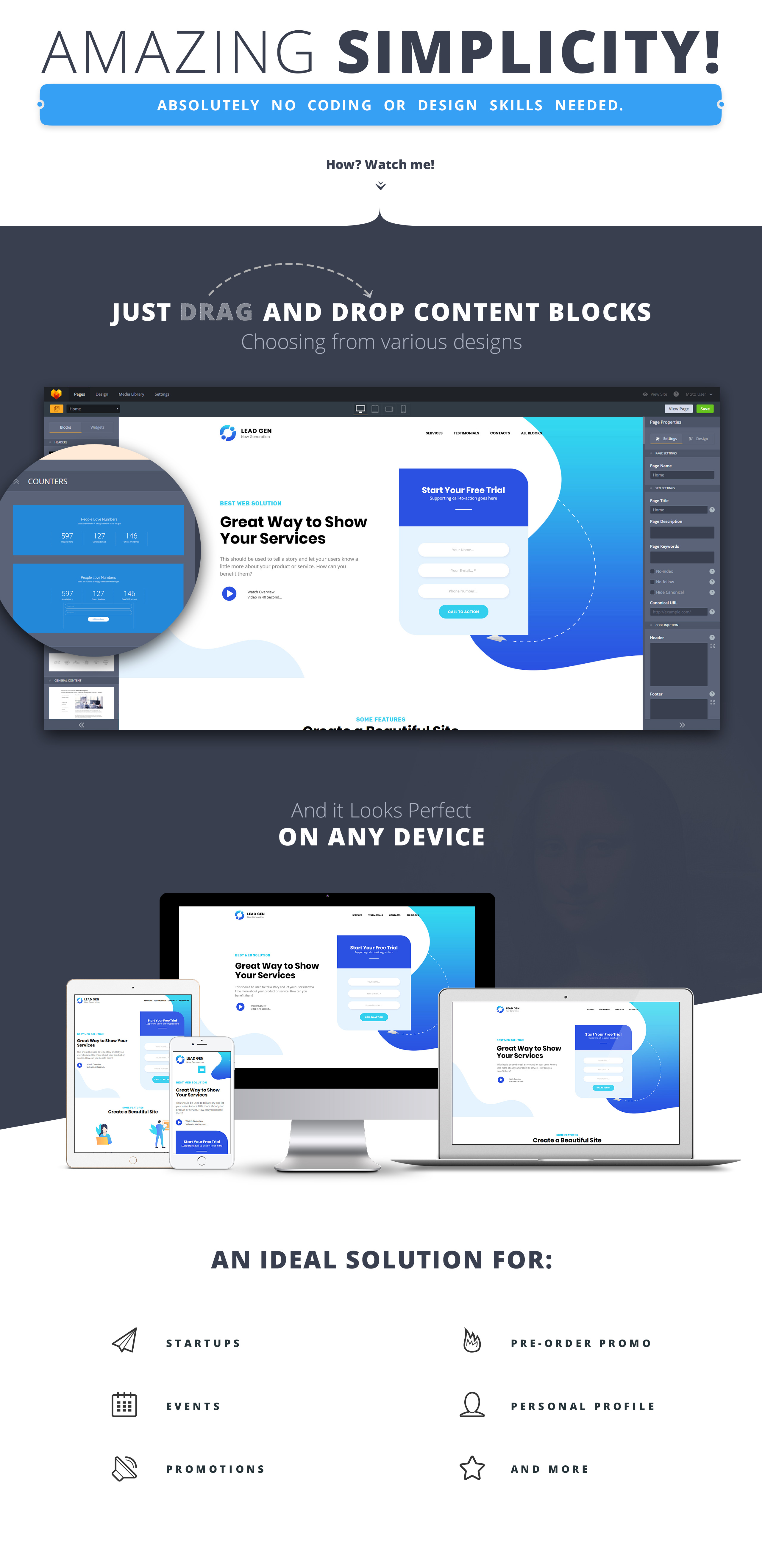 Lead Generation Website Template Lead Generation Website Template