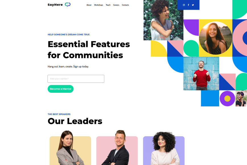 Community Website Design For Inclusive Communities - MotoCMS