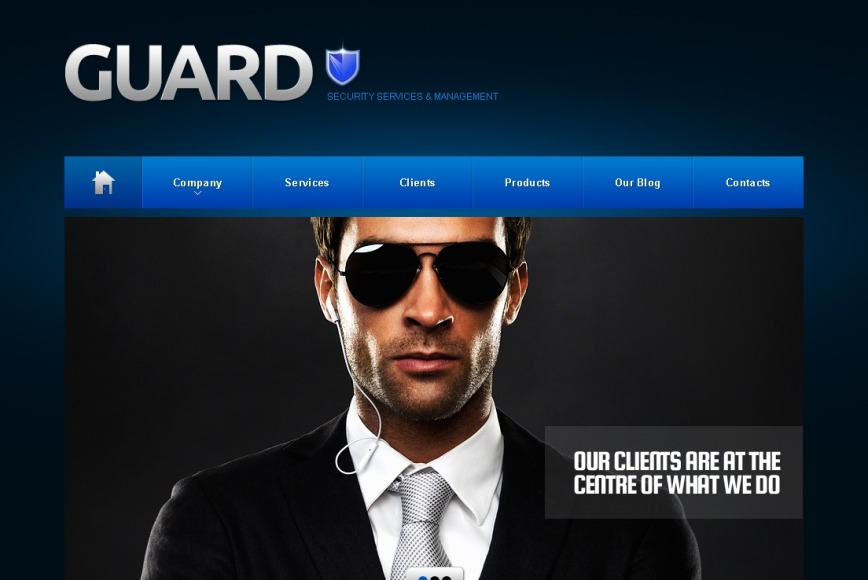 personal-security-services-website-template-with-dark-blue-background