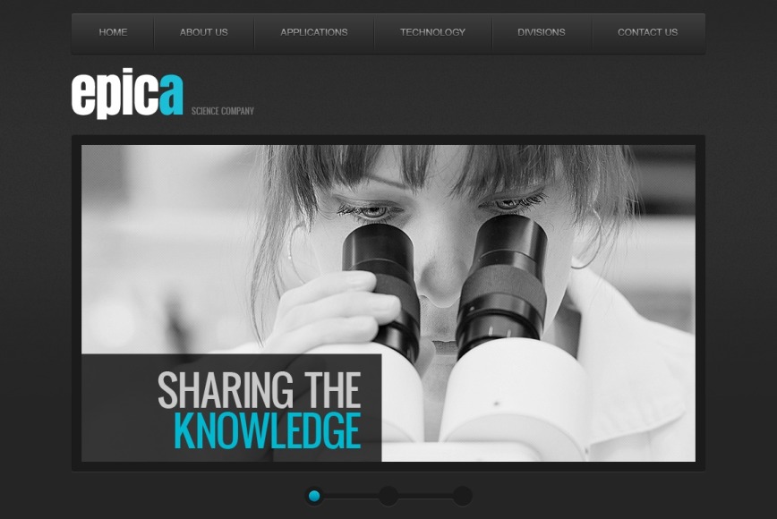 Dark Website Template with Colorful Boxes - image