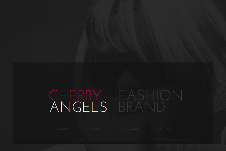 Fashion Website Template with a Strip Photo Gallery - image