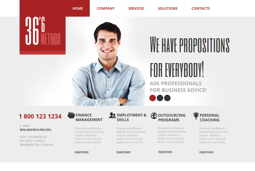 Content-Rich Website Template for Business - image