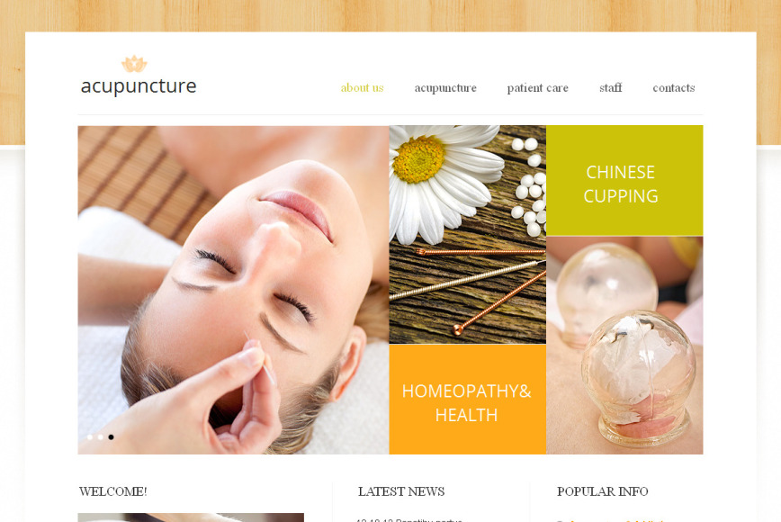 Homeopathy and Health Website Template - image