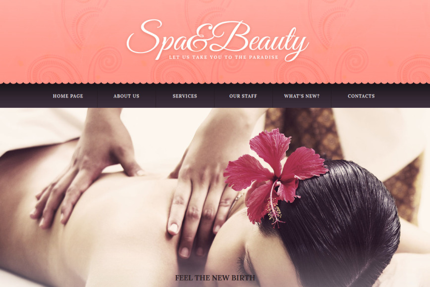 Spa and Beauty Website Template with a jQuery Gallery - image