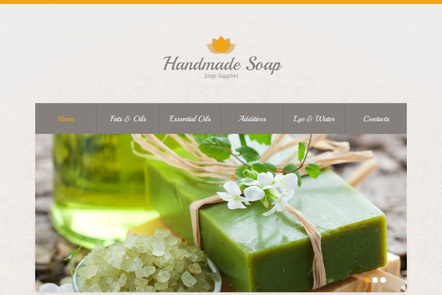 Crafts Website Template with jQuery Slider - image