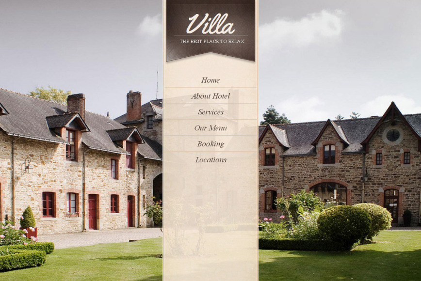 Villa Website Template image