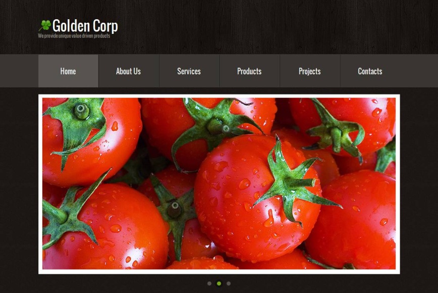 Black Web Template for Agriculture Business - image
